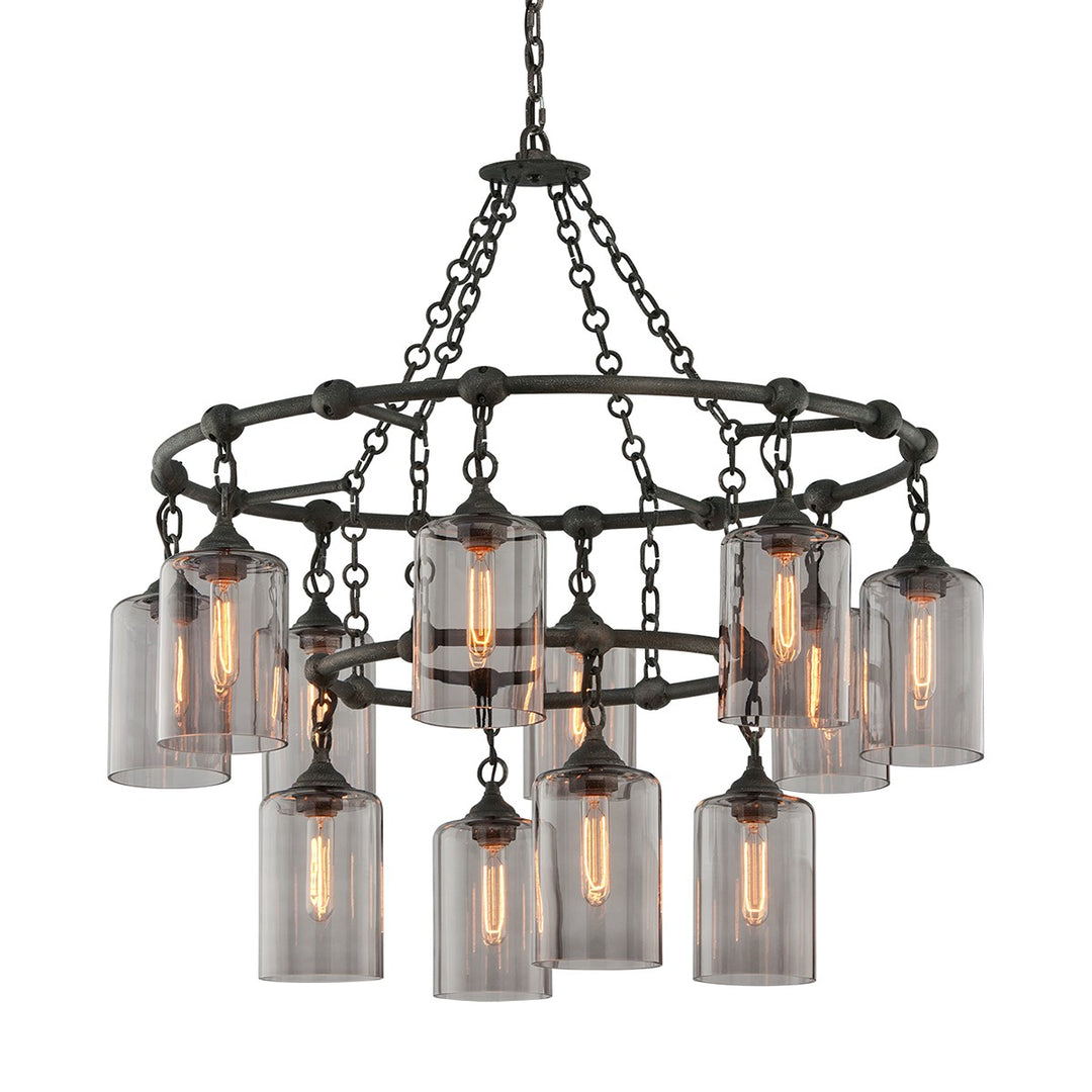 Troy Lighting Canada - F4425-APW - 12 Light Chandelier - Gotham - Aged Pewter