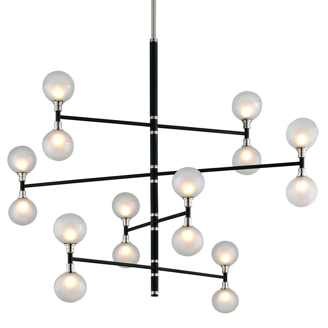 Troy Lighting Canada - F4827-TBK/PN - 16 Light Chandelier - Andromeda - Texture Black