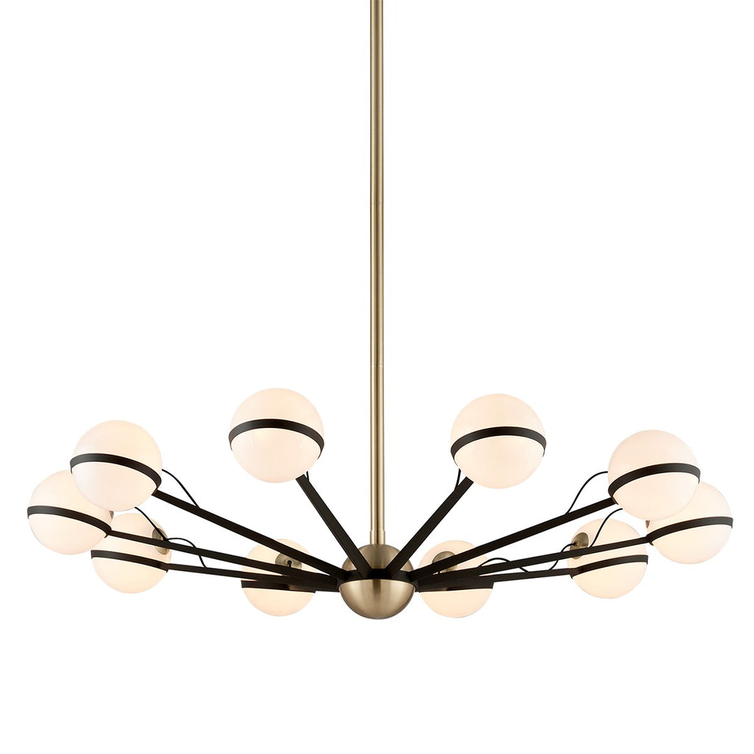Troy Lighting Canada - F5306-TBZ/BBA - Ten Light Chandelier - Ace - Textured Bronze