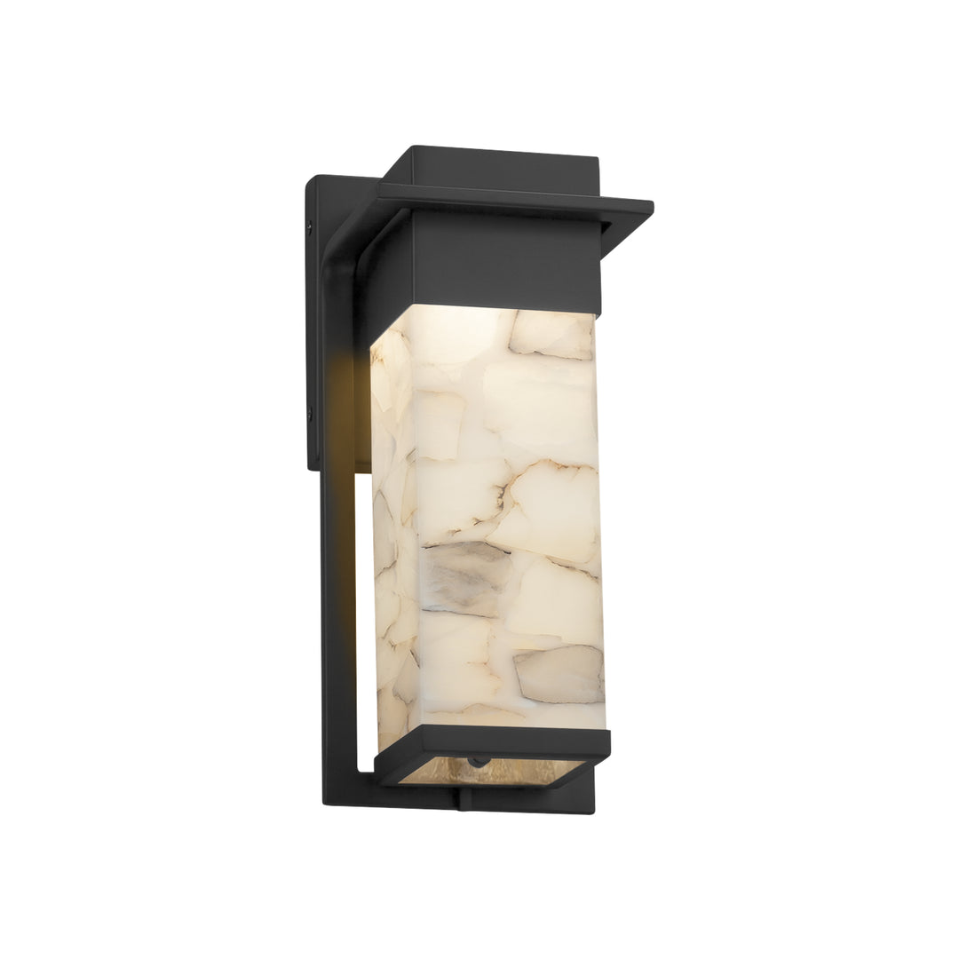 Justice Designs - ALR-7541W-MBLK - LED Outdoor Wall Sconce - Alabaster Rocks - Matte Black