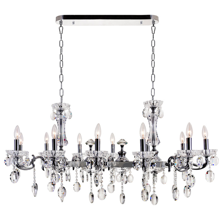 CWI Lighting Canada - 2016P46C-12 - 12 Light Chandelier - Flawless - Chrome