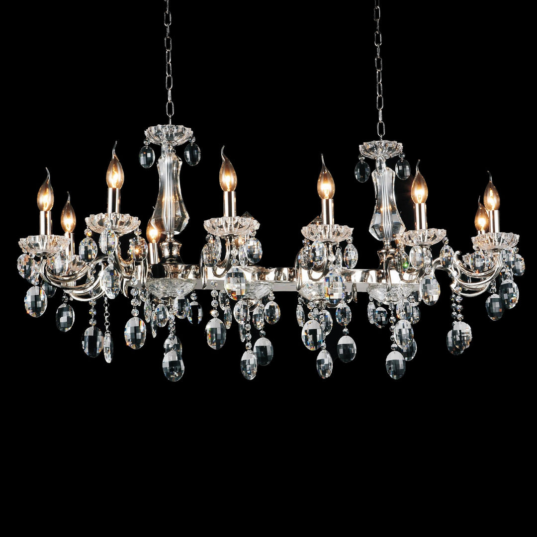Flawless 12 Light Chandelier in Chrome - available from The Lighting Shoppe, trusted by Canadian homeowners