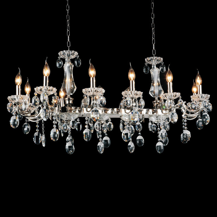 Flawless 12 Light Chandelier in Chrome - available from The Lighting Shoppe, trusted by Canadian homeowners