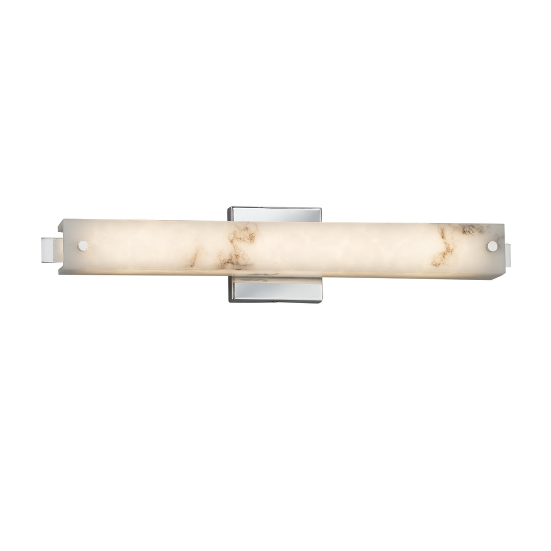 Justice Designs - FAL-8681-CROM - LED Linear Bath Bar - LumenAria - Polished Chrome