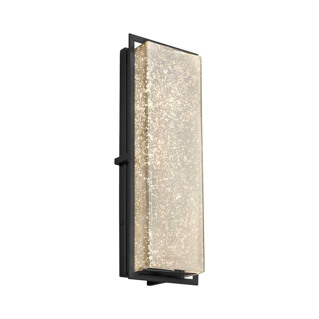Fusion LED Outdoor Wall Sconce in Matte Black Justice Designs