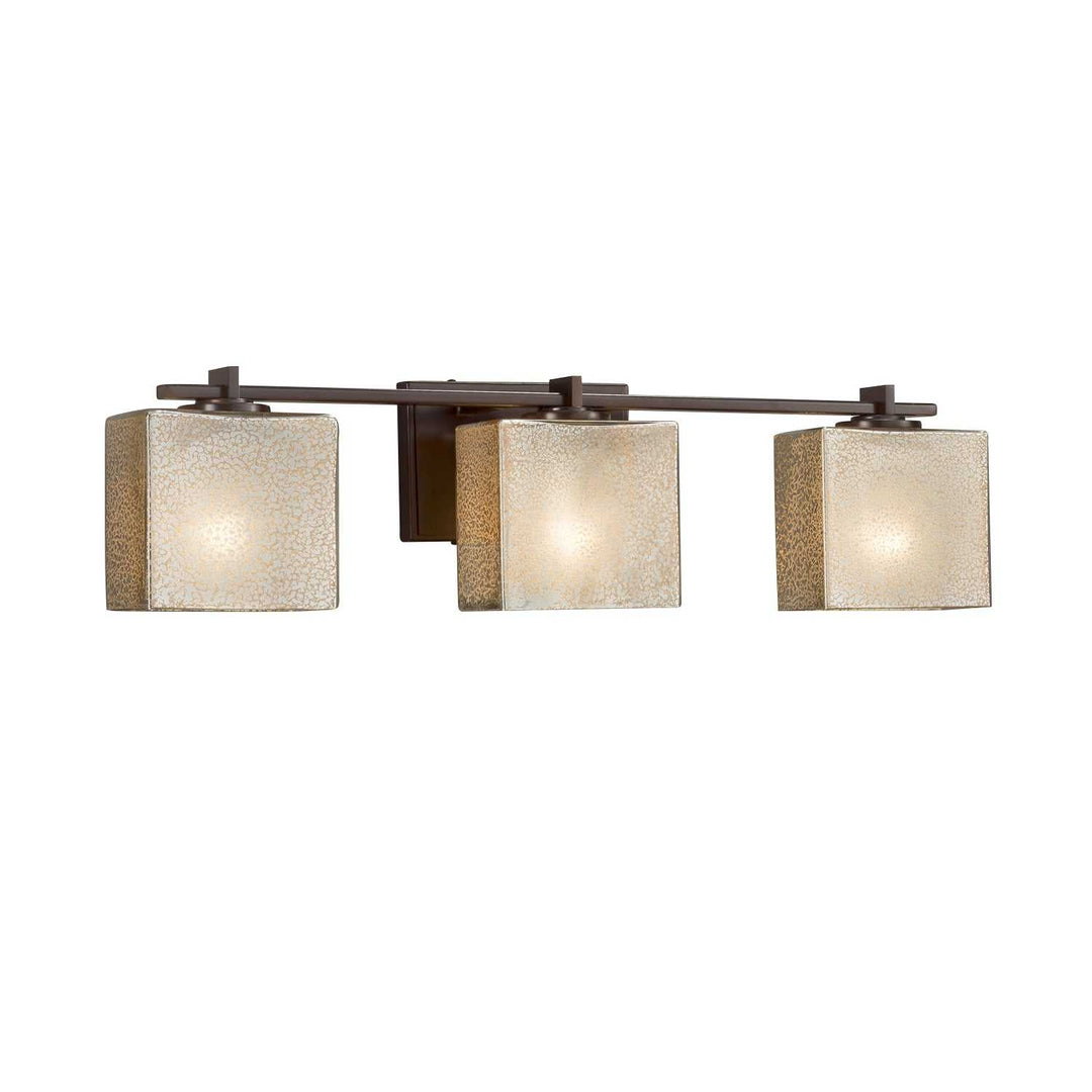Fusion Three Light Bath Bar in Dark Bronze Justice Designs