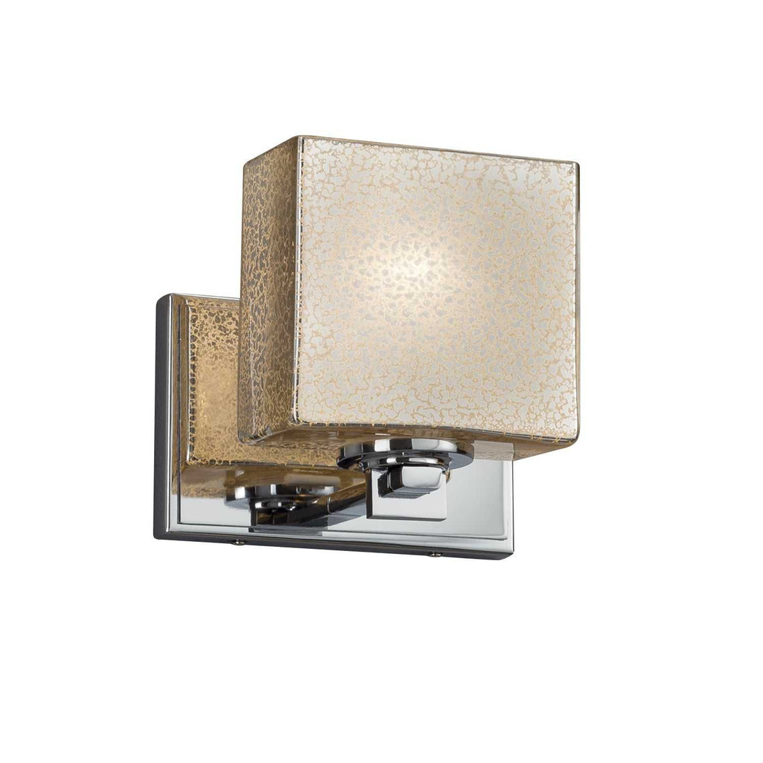 Fusion One Light Wall Sconce in Polished Chrome Justice Designs