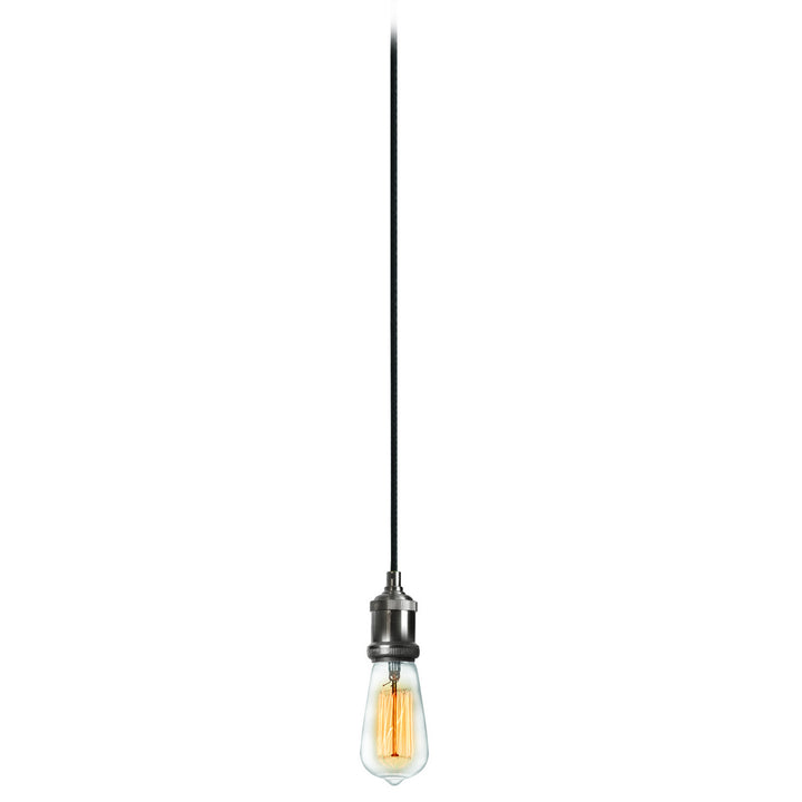 Vintage One Light Pendant in Satin Chrome - available from The Lighting Shoppe, trusted by Canadian homeowners