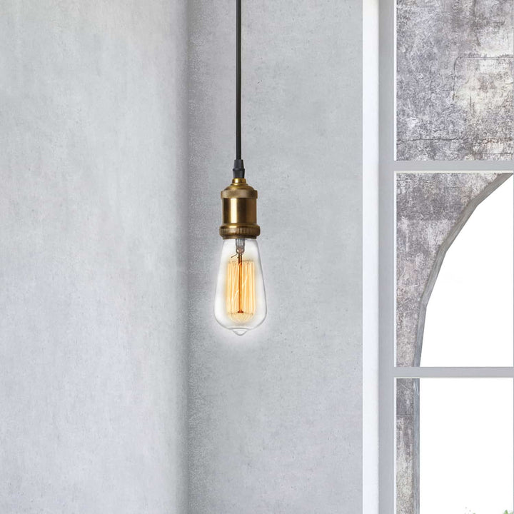 Dainolite Canada - 409-102P-VS - One Light Pendant - Vintage - Antique Brass