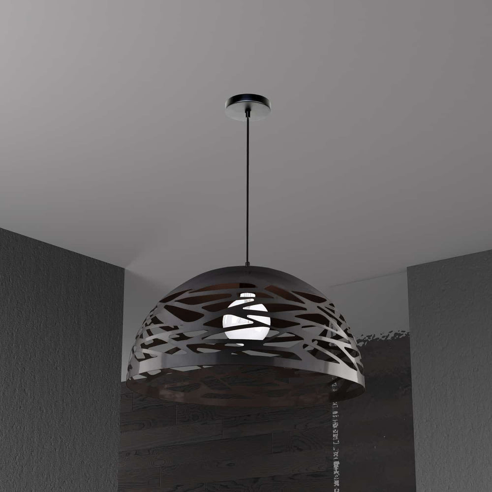 Dainolite Canada - COR-161P-BK - One Light Pendant - Coral - Black