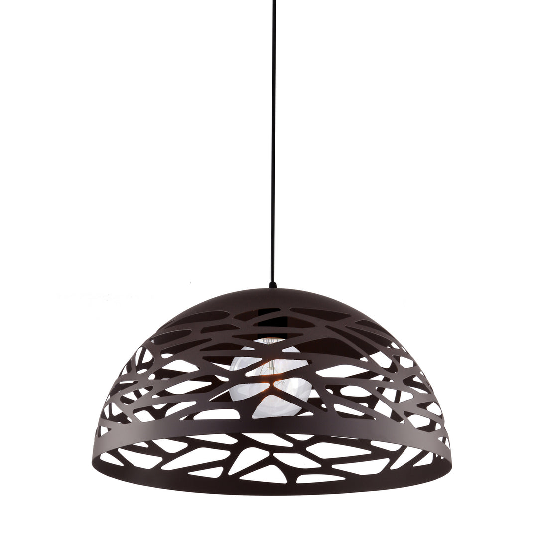 Coral One Light Pendant in Black - available from The Lighting Shoppe, trusted by Canadian homeowners