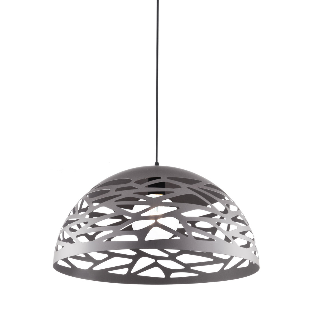 Coral One Light Pendant in Grey - available from The Lighting Shoppe, trusted by Canadian homeowners