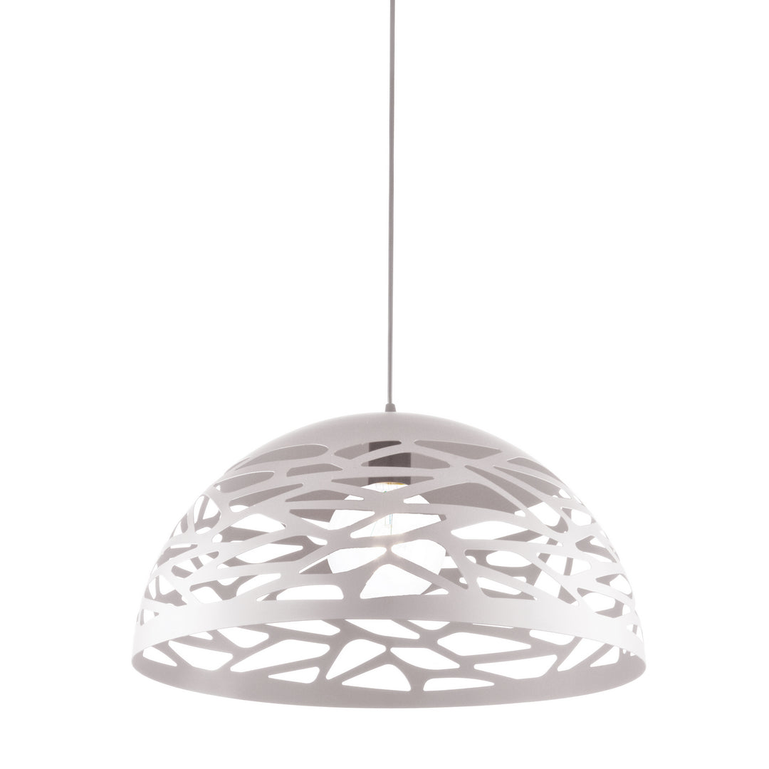 Coral One Light Pendant in White - available from The Lighting Shoppe, trusted by Canadian homeowners