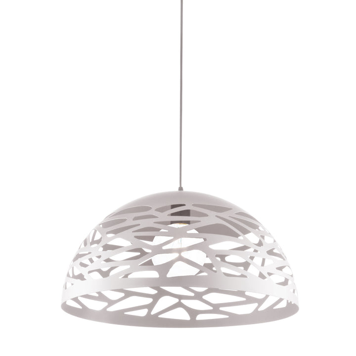 Coral One Light Pendant in White - available from The Lighting Shoppe, trusted by Canadian homeowners