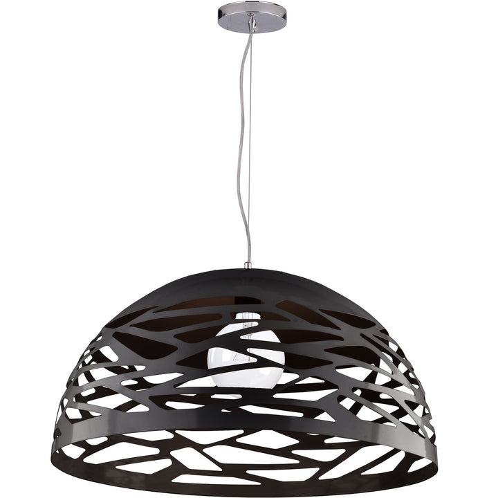 Coral One Light Pendant in Black - available from The Lighting Shoppe, trusted by Canadian homeowners