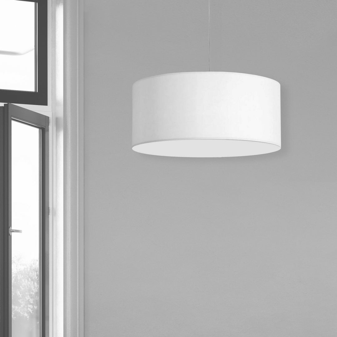 Dainolite Canada - DRM-L-790 - One Light Pendant - Oversized Drum - White