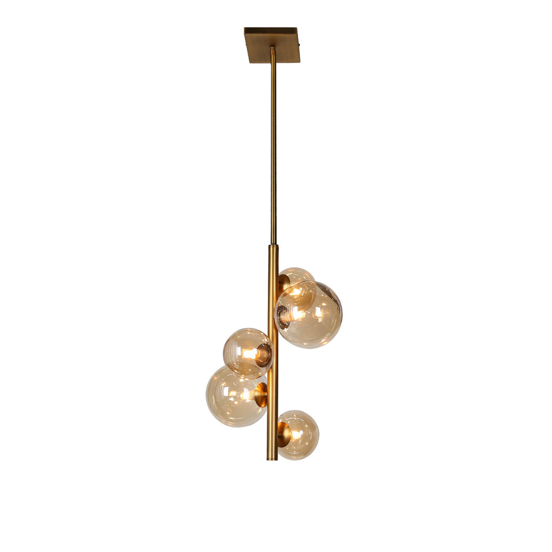 Glasgow Five Light Pendant in Vintage Bronze - available from The Lighting Shoppe, trusted by Canadian homeowners