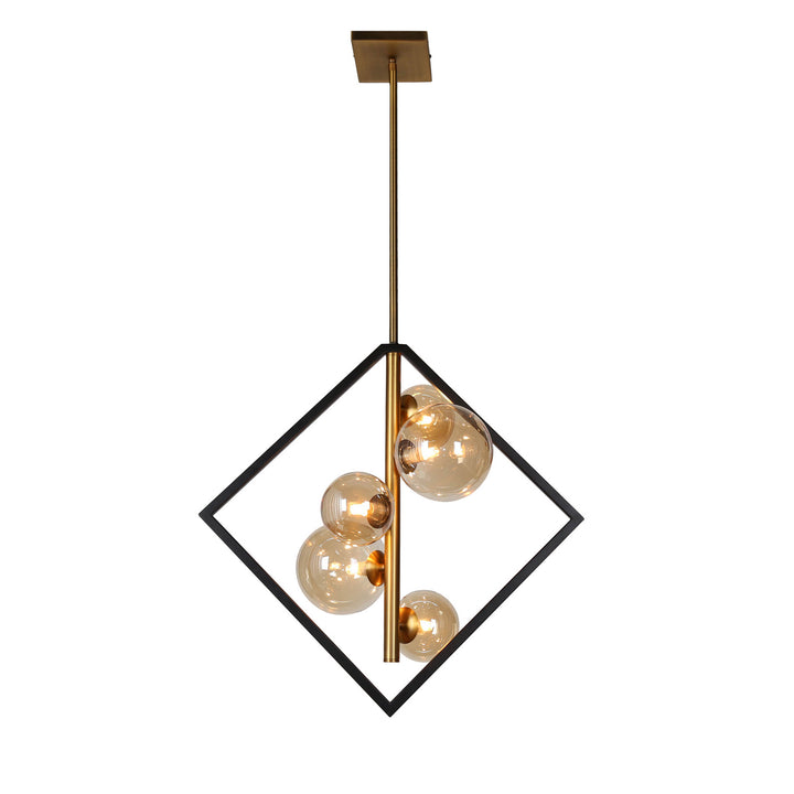 Glasgow Five Light Pendant in Vintage Bronze - available from The Lighting Shoppe, trusted by Canadian homeowners