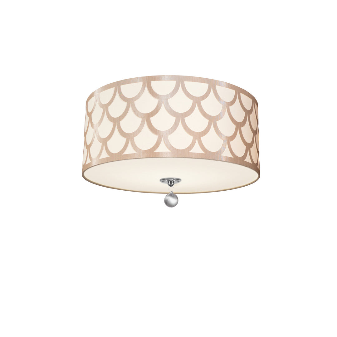 Hannah Four Light Flush Mount in Gold - available from The Lighting Shoppe, trusted by Canadian homeowners