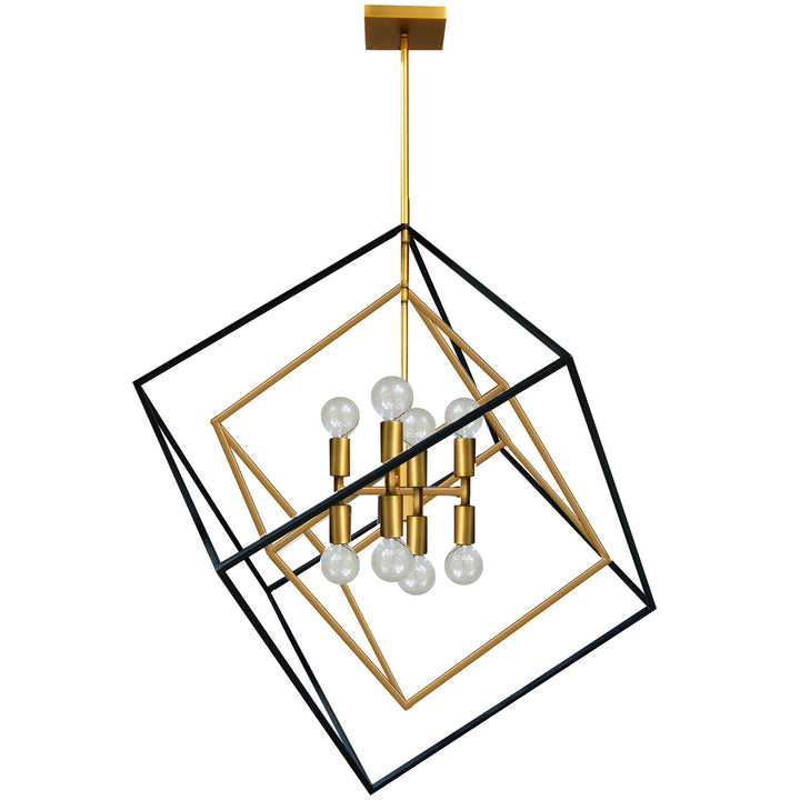 Kappa Eight Light Pendant in Vintage Bronze - available from The Lighting Shoppe, trusted by Canadian homeowners