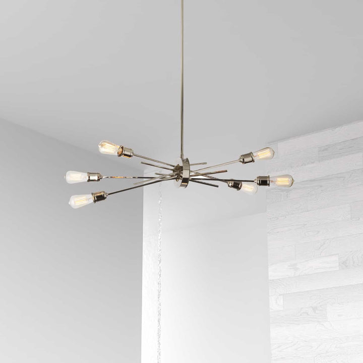 Dainolite Canada - NEB-326HP-BC - Six Light Pendant - Nebraska - Polished Chrome
