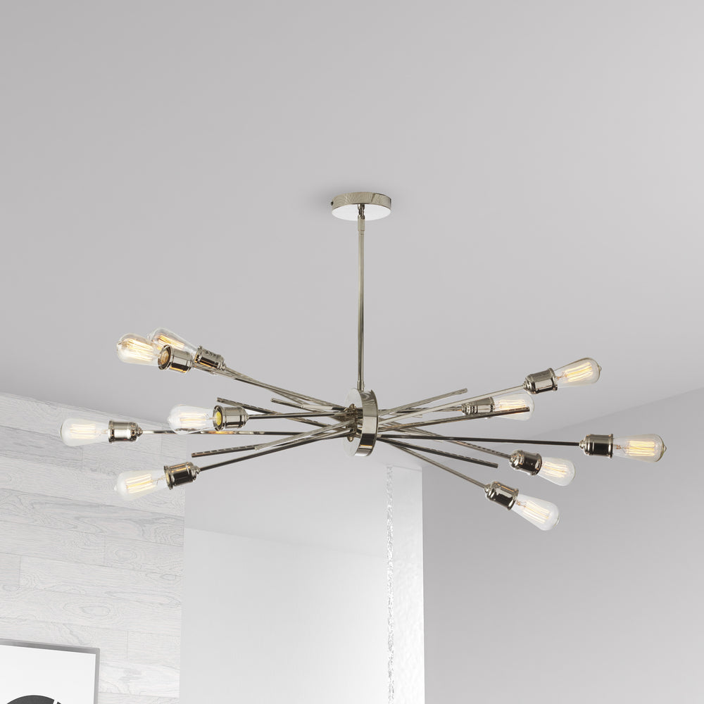 Dainolite Canada - NEB-3910HP-BC - Ten Light Pendant - Nebraska - Polished Chrome