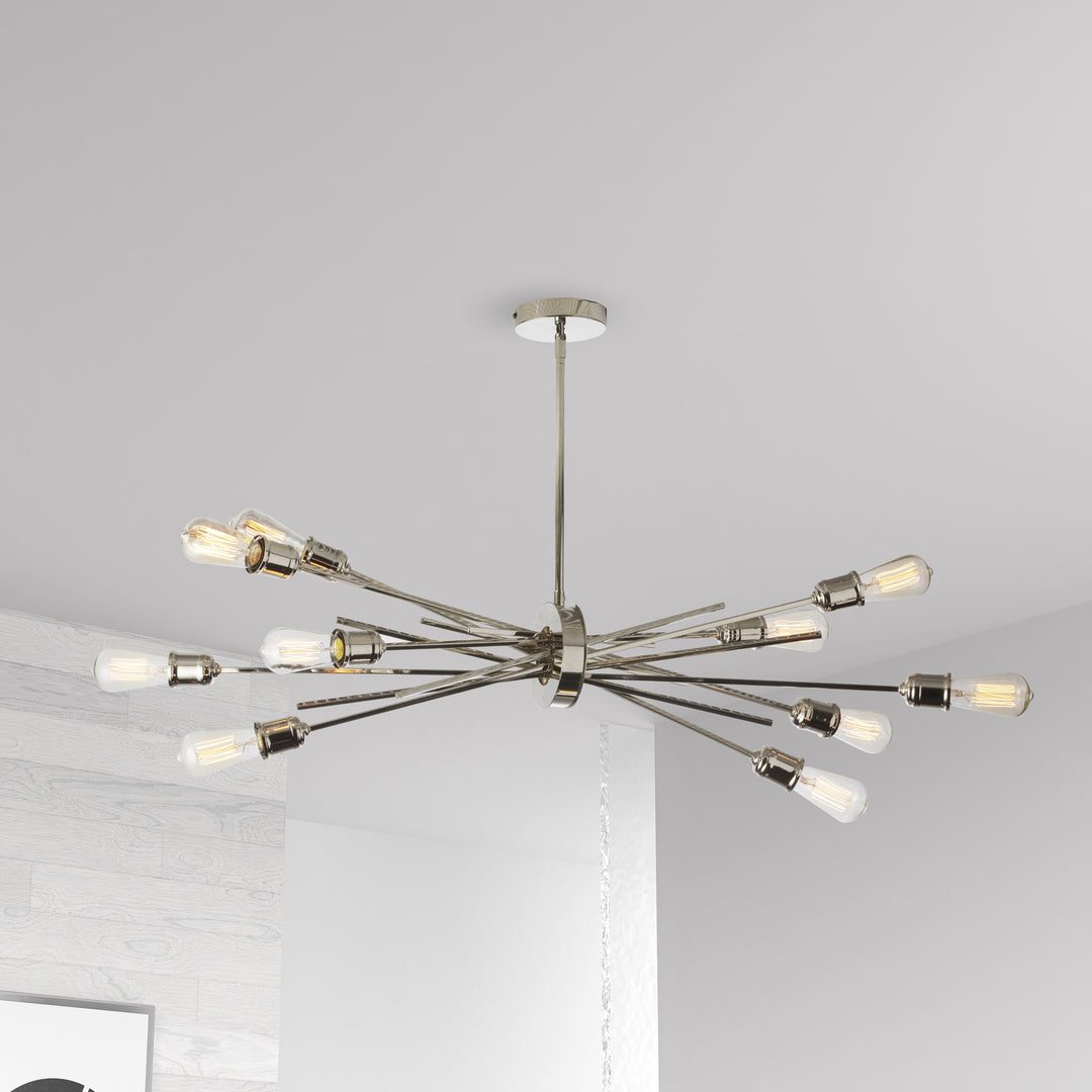 Dainolite Canada - NEB-3910HP-BC - Ten Light Pendant - Nebraska - Polished Chrome