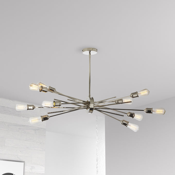 Dainolite Canada - NEB-3910HP-BC - Ten Light Pendant - Nebraska - Polished Chrome
