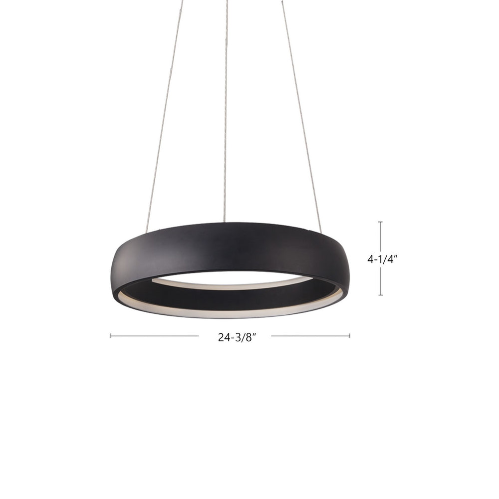 Kuzco Canada - PD22723-BK - LED Pendant - Halo - Black