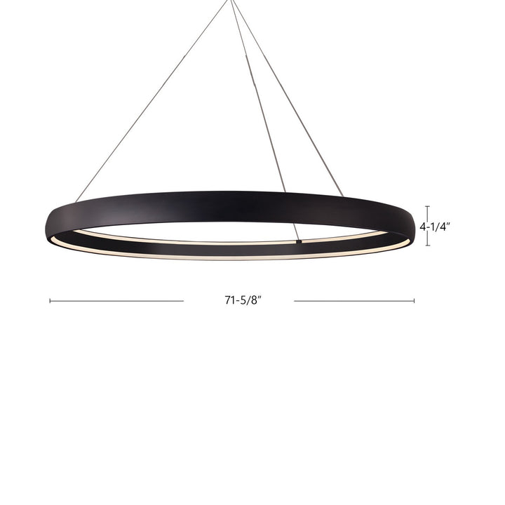 Kuzco Canada - PD22772-BK - LED Pendant - Halo - Black