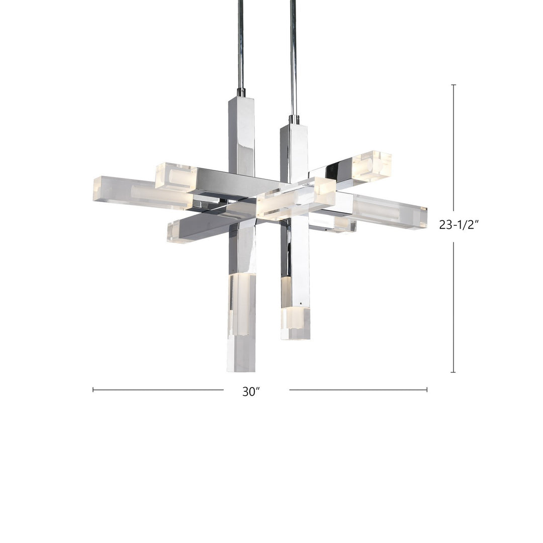 Kuzco Canada - PD53330-CH - LED Pendant - Martelo - Chrome