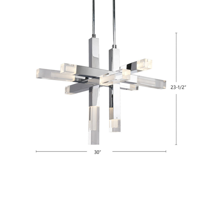 Kuzco Canada - PD53330-CH - LED Pendant - Martelo - Chrome