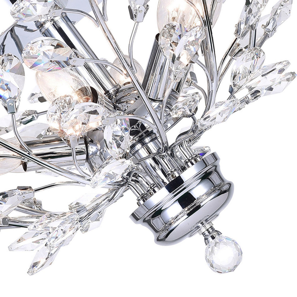 CWI Lighting Canada - 5206C22C - Six Light Flush Mount - Ivy - Chrome