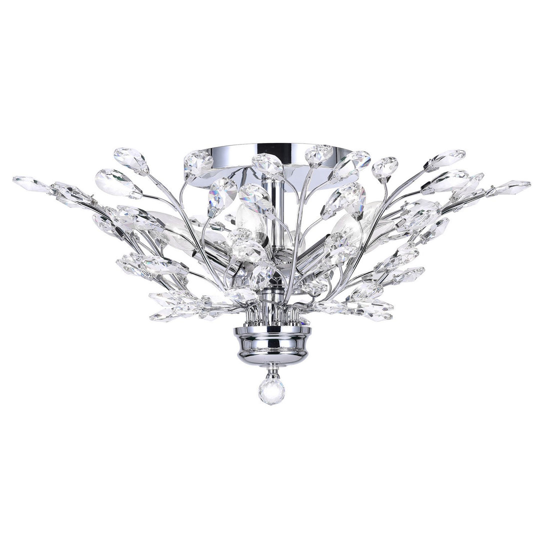 CWI Lighting Canada - 5206C22C - Six Light Flush Mount - Ivy - Chrome