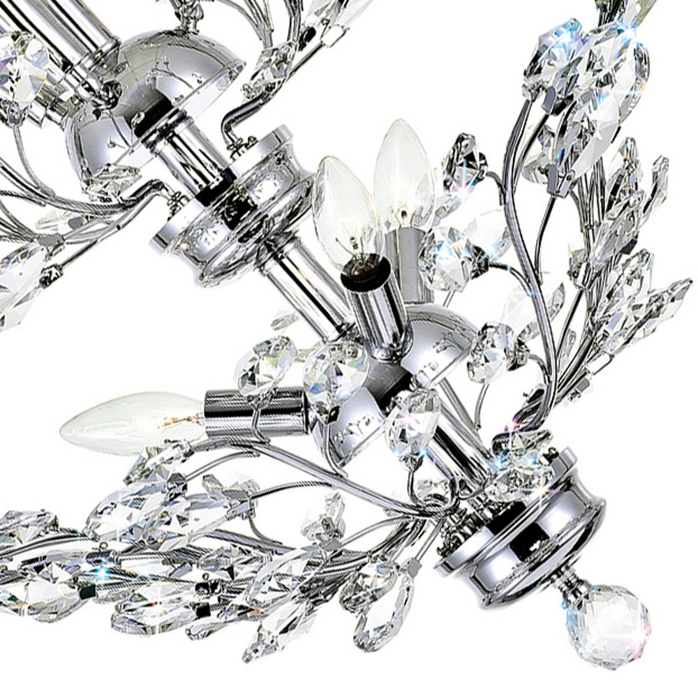 CWI Lighting Canada - 5206P22C - Six Light Chandelier - Ivy - Chrome