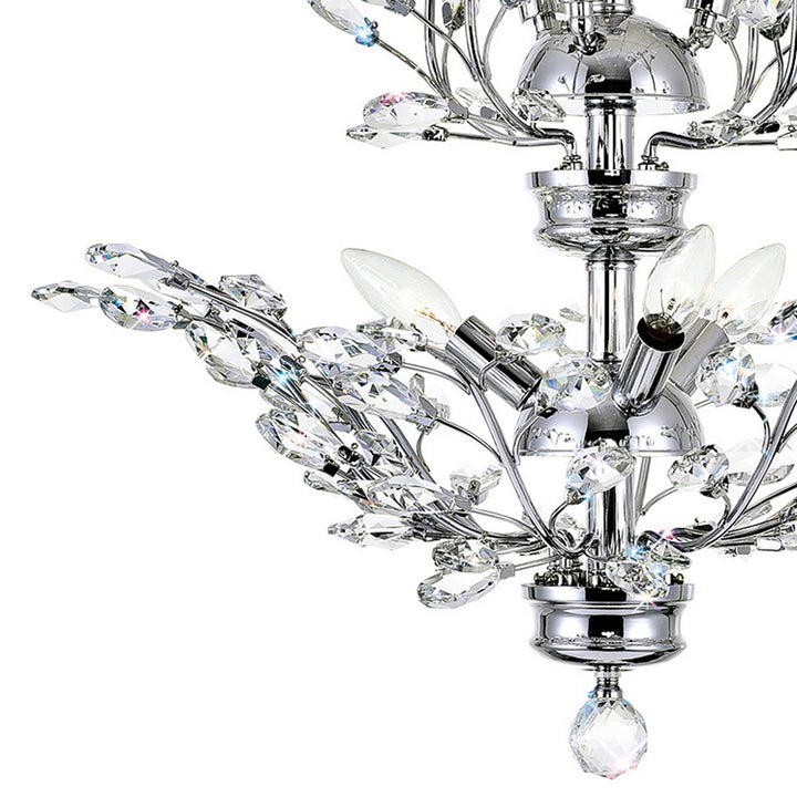 CWI Lighting Canada - 5206P22C - Six Light Chandelier - Ivy - Chrome