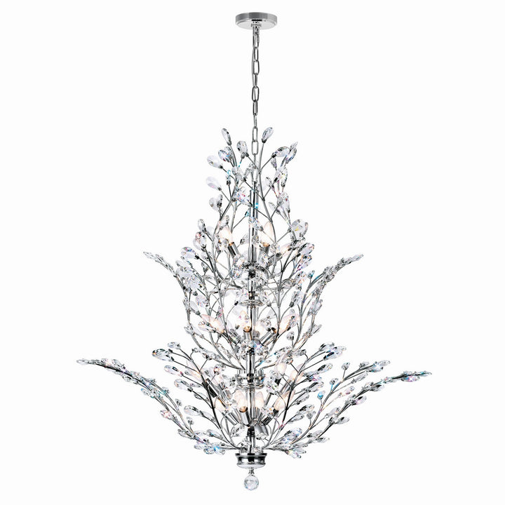 Ivy 18 Light Chandelier in Chrome - available from The Lighting Shoppe, trusted by Canadian homeowners