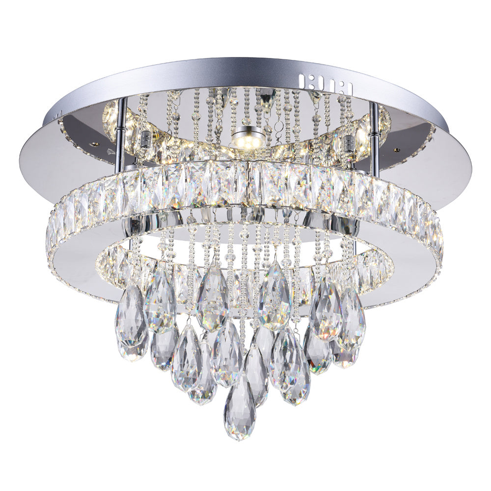 Veil LED Flush Mount in Stainless Steel - available from The Lighting Shoppe, trusted by Canadian homeowners