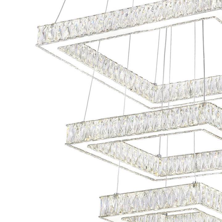 CWI Lighting Canada - 5635P21ST-3S (Clear) - LED Chandelier - Florence - Stainless Steel