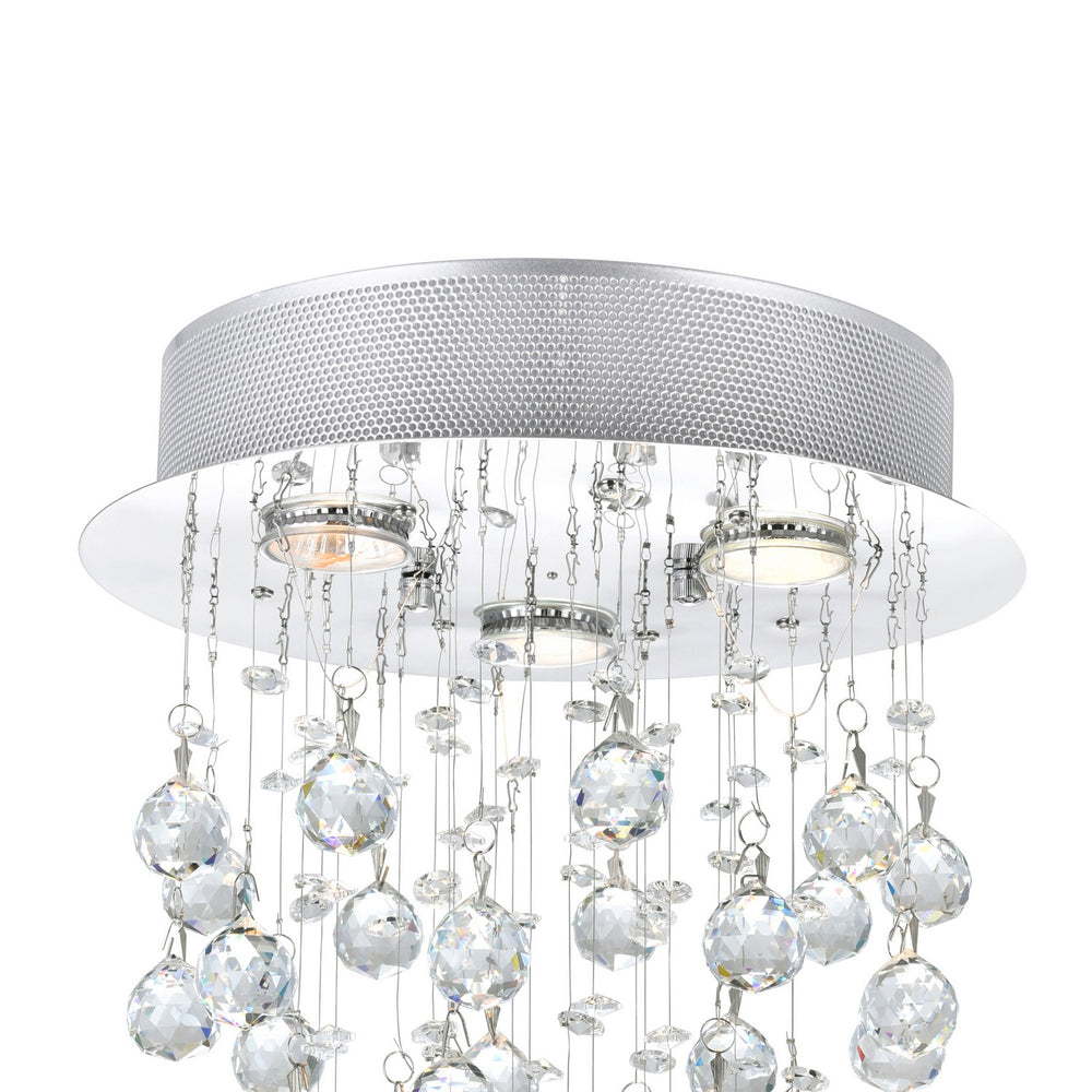 CWI Lighting Canada - 6601C12C - Three Light Flush Mount - Rain Drop - Chrome