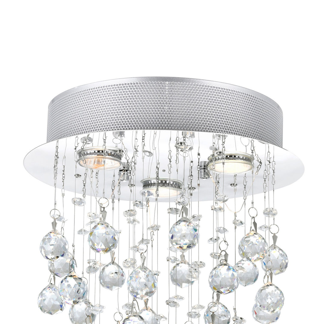 CWI Lighting Canada - 6601C12C - Three Light Flush Mount - Rain Drop - Chrome