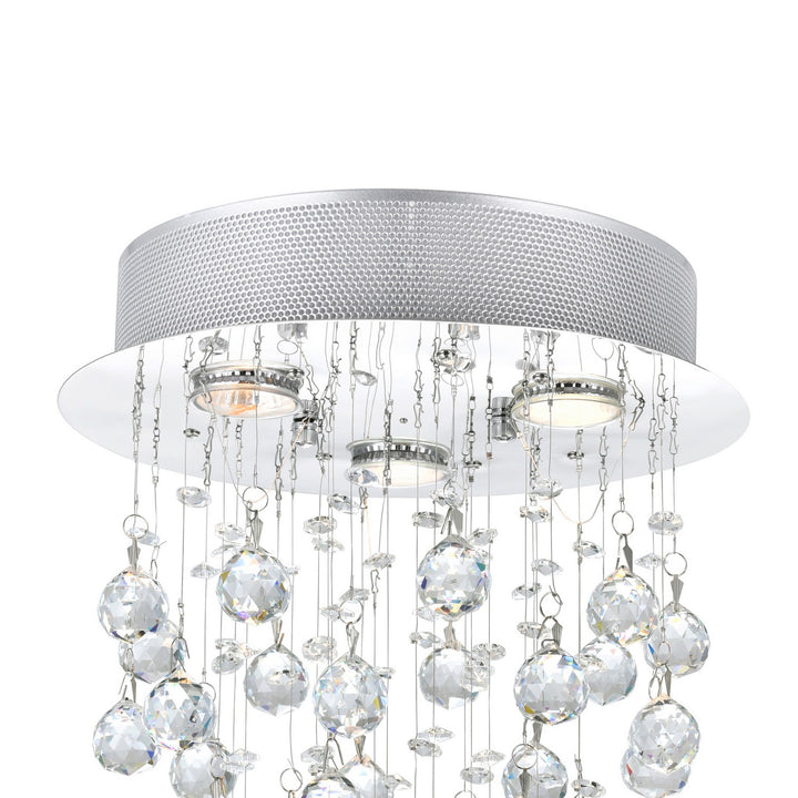 CWI Lighting Canada - 6601C12C - Three Light Flush Mount - Rain Drop - Chrome