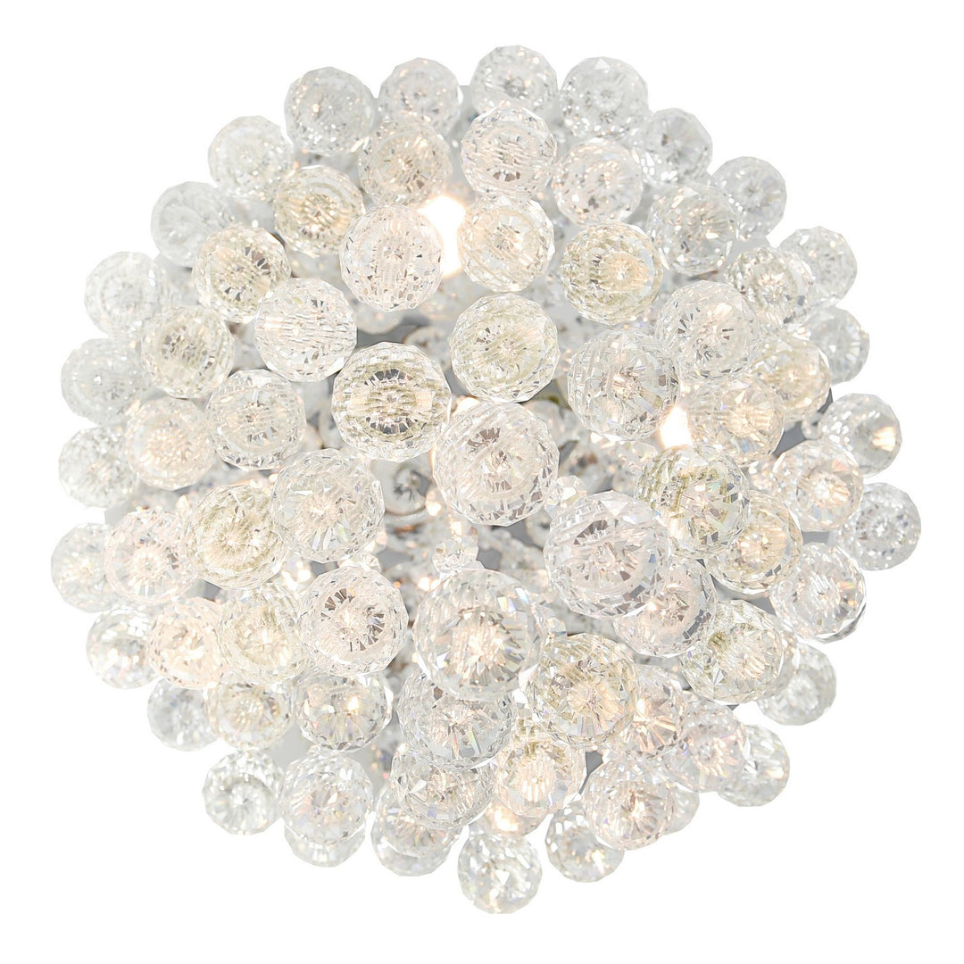 CWI Lighting Canada - 6601C16C - Five Light Flush Mount - Rain Drop - Chrome