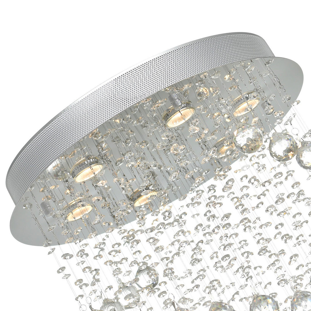 CWI Lighting Canada - 6606C20C - Six Light Flush Mount - Double Spiral - Chrome