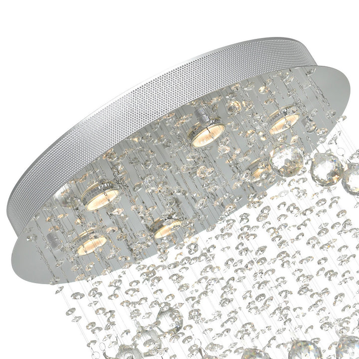 CWI Lighting Canada - 6606C20C - Six Light Flush Mount - Double Spiral - Chrome