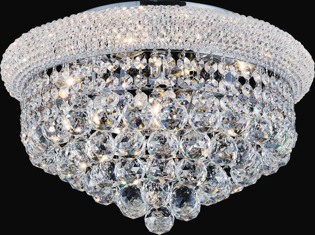 Empire Five Light Flush Mount in Chrome - available from The Lighting Shoppe, trusted by Canadian homeowners
