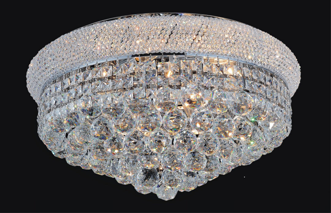 Empire 13 Light Flush Mount in Chrome - available from The Lighting Shoppe, trusted by Canadian homeowners