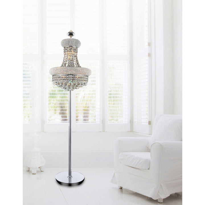 CWI Lighting Canada - 8001F18C - Eight Light Floor Lamp - Empire - Chrome