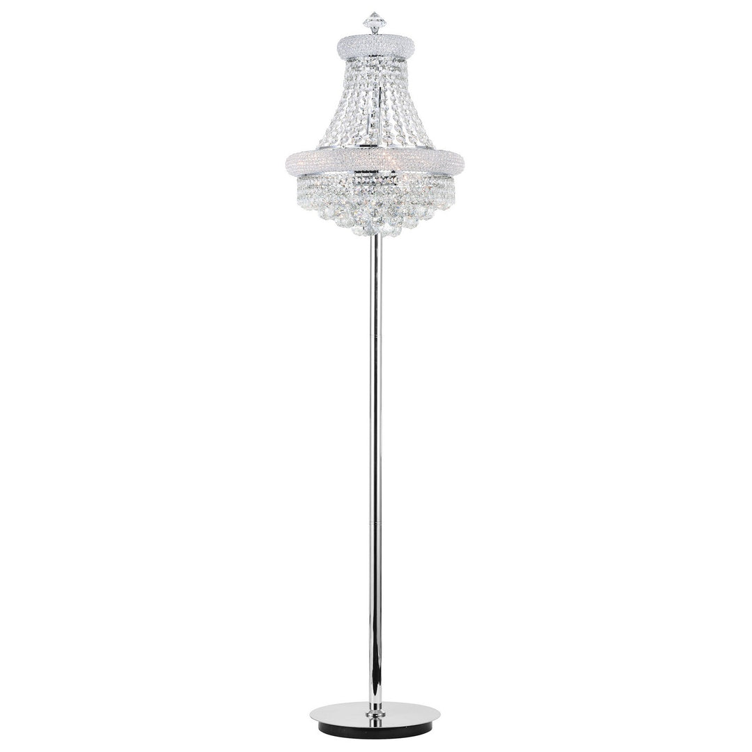Empire Eight Light Floor Lamp in Chrome - available from The Lighting Shoppe, trusted by Canadian homeowners