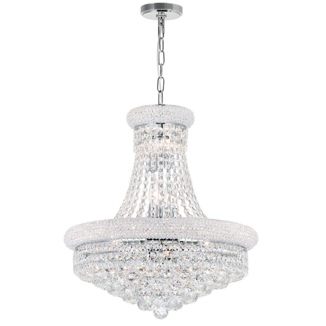 Empire 14 Light Chandelier in Chrome - available from The Lighting Shoppe, trusted by Canadian homeowners